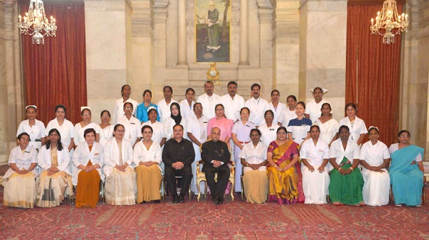 Nurses in India are at the forefront of our National Healthcare system, says President