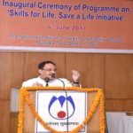 The Union Minister for Health & Family Welfare, Shri J.P. Nadda addressing the participants, at the launch of the ‘Skill for Life, Save a Life Initiative’, in New Delhi on June 06, 2017.