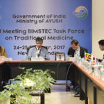 The Secretary, Ministry of AYUSH, Shri Vaidya Rajesh Kotecha hosting the 1st Meeting of the BIMSTEC Task Force on Traditional Medicine, in New Delhi on October 24, 2017.