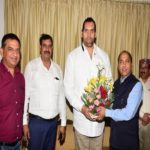 The Great Khali calls on CM Himachal Pradesh